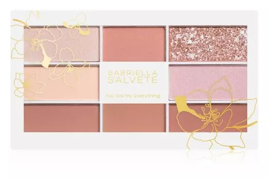 Палетка теней для румян с бронзатором Gabriella Salvete Yes, I Do!