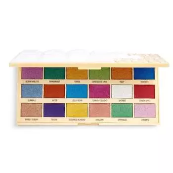 Палетка теней для век 18г Makeup Revolution, I Heart Revolution Chocolate Eyeshadow Palette Sprinkles , разноцветный