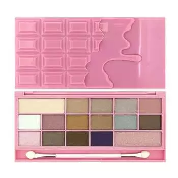 Палетка теней для век Chocolate Pink Fizz, 22 г I Heart Revolution, I Love Make Up Palette, Makeup Revolution, разноцветный