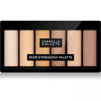 Палетка теней для век Gabriella Salvete Eyeshadow 6 Shades Palette оттенок 01 Nude 12 г