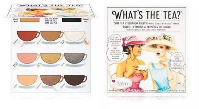 Палетка теней для век Hot Tea The Balm, What's The Tea?, разноцветный
