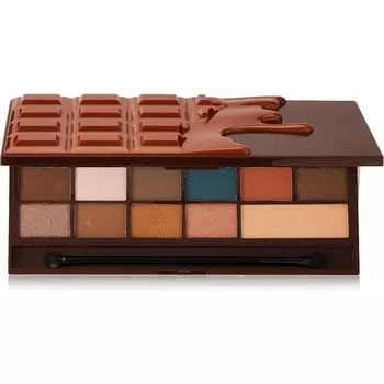 Палетка теней для век I Heart Revolution Saled Caramel Chocolate, 14 оттенков, 22G, Revolution Beauty