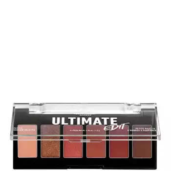 Палетка теней для век Ultimate Edit Petite - теплые нейтральные оттенки Nyx Professional Makeup, Цвет: Warm Neutrals