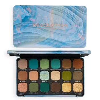 Палетка теней Revolution Crystal Aura Forever Flawless Shadow Palette, Aventurine