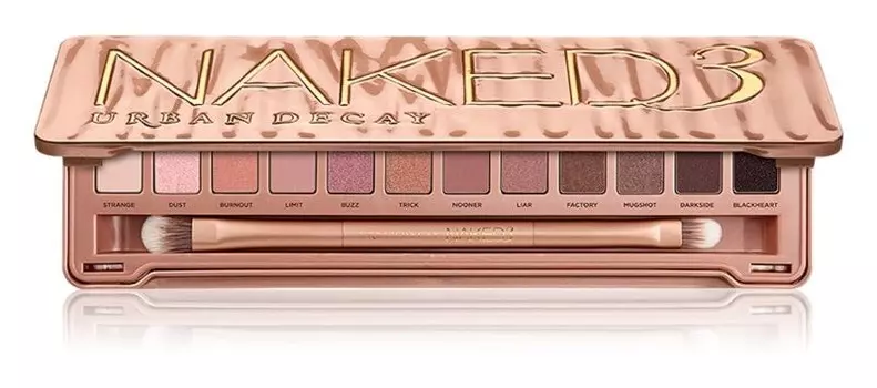 Палетка теней с кистью Urban Decay Naked3