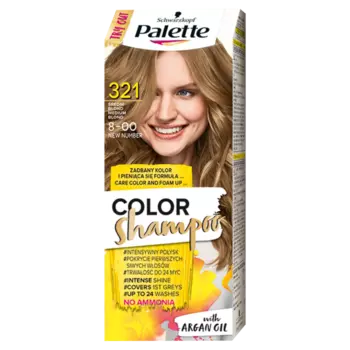 Palette Color Shampoo шампунь-краска для волос 8-00 (321) средний блонд, 1 упаковка