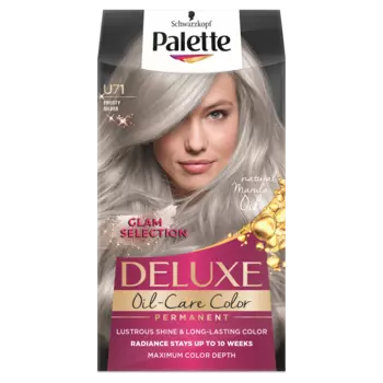 Palette Deluxe Oil-Care Color краска для волос u71 мороз серебристый, 1 упаковка