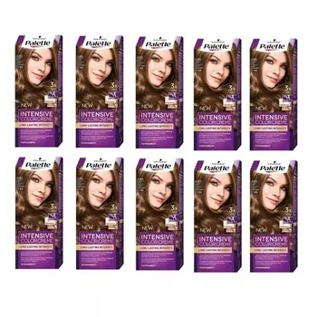 Palette Intensiv Color Cream LG5 Glossy Nougat Permanent Hair, 10 шт. Schwarzkopf