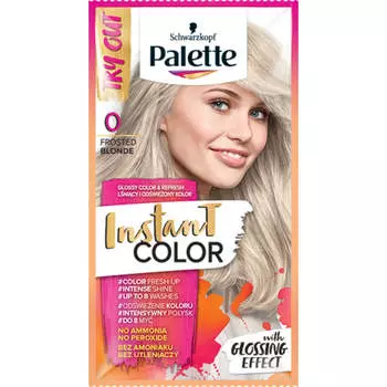 Palette Окрашивающий шампунь Instant Color на 8 стирок 0 Frozen Blond 25мл