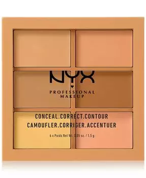 Палитра Conceal Correct Contour Medium Nyx Professional Makeup, цвет Medium