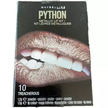 Палитра для губ Lip Kit Lip Palette 10 Python Metallic Powder + Lip Color Inna marka
