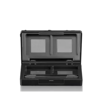 Палитра для макияжа с двумя отделениями, зеркалом и кисточкой freedom system palette 2 Inglot, количество 1 шт.