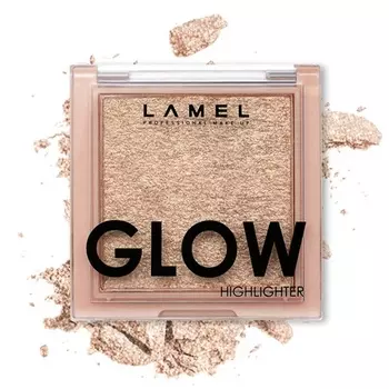 Палитра Glow Highlighter для макияжа и контуринга лица в глубоких ярких цветах, 3,8 г/0,13 унции, 402 Sun, Lamel