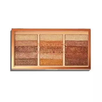 Палитра хайлайтеров, 12 г Makeup Revolution, Shimmer Brick