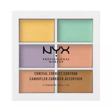 Палитра консилеров color correcting palette Nyx Professional Makeup, количество 1 шт.