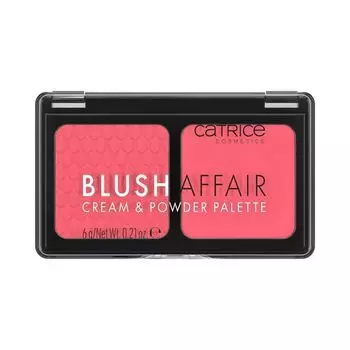 Палитра кремовых и пудровых румян Blush affair Catrice, цвет 010, 6 гр