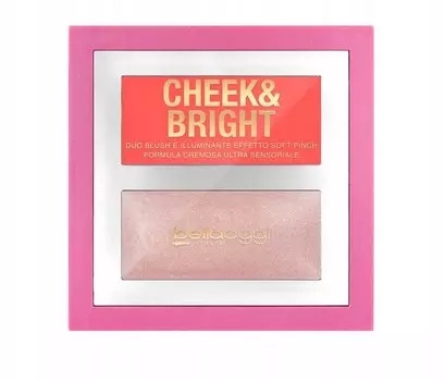 Палитра кремовых румян BELLAOGGI CHEEK AND BRIGHT № 004 Cheer Coral