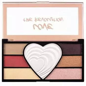 Палитра Love The Revolution, тени для век, 21 г Makeup Revolution, разноцветный