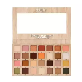 Палитра оттенков From Nature To Color Miss Cop, 14 g