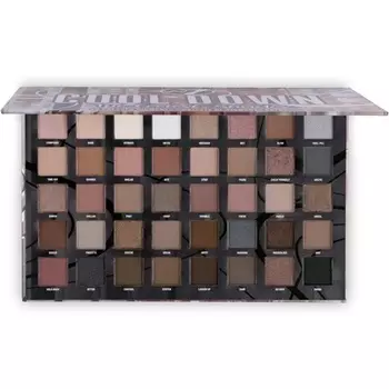 Палитра прессованных пигментов Cool Down 40 ярких холодных тонов W7