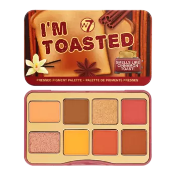 Палитра прессованных пигментов W7 I'M Toasted, 8,8 гр