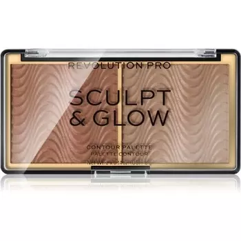 Палитра Revolution PRO Sculpt And Glow - Light-Medium 8 г Revolution Beauty