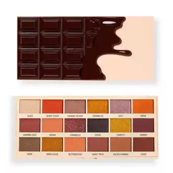 Палитра теней Chocolate Caramel Nudes I Heart Revolution, 1 UD