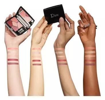Палитра теней DIOR Diorshow 5 Couleurs Couture Velvet Limited Edition, оттенок 729 Rosa Mutabilis 7 г