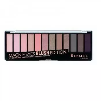 Палитра теней для век 002 Blush Edition, 14,16 г Rimmel, Magnif'Eyes, розовый