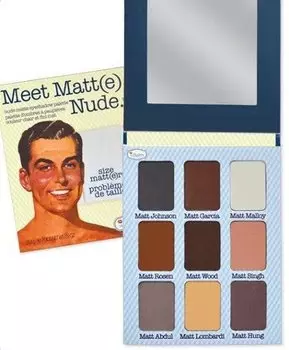 Палитра теней для век, 25,5 г The Balm, Meet Matte Nude