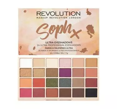 Палитра теней для век, 26,6 г Makeup Revolution, SophX, разноцветный