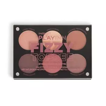 Палитра теней для век, 8 г Inglot Playinn fizzy toffee