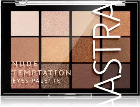 Палитра теней для век Astra Make-up Palette The Temptation, Nude Temptation 15 g