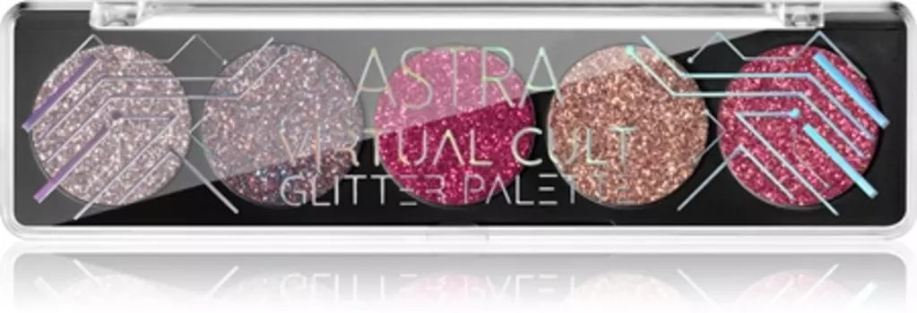 Палитра теней для век Astra Make-up Virtual Cult, 02 Pink Metamorphosis 4 g
