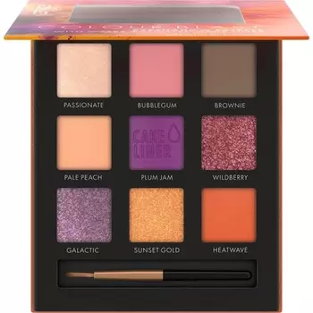 Палитра теней для век Catrice Color Blast 010 Великолепные сливовые нейтральные и красные тона с активируемой водой подводкой для тортов, веганская и без жестокости