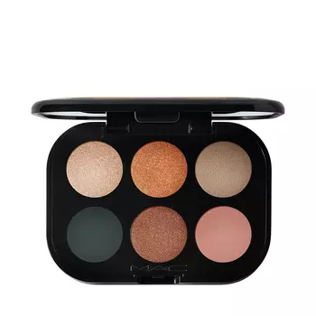 Палитра теней для век connect in colour eye shadow palette: bronze influence Mac, вес 6.25 гр.