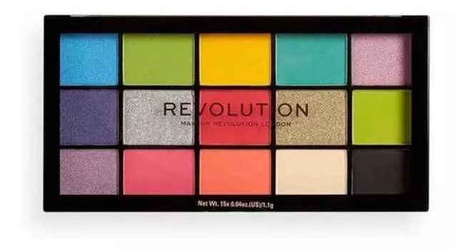Палитра теней для век Euphoria, 16,5 г Makeup Revolution, Re-Loaded, разноцветный
