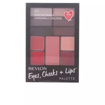 Палитра теней для век Eyes, Cheeks, Lips 200 Seductive Smokey Revlon