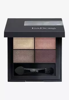 Палитра теней для век EYESHADOW QUARTET IsaDora, цвет metropolitan
