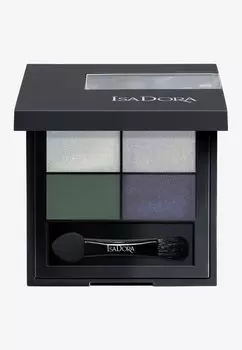 Палитра теней для век EYESHADOW QUARTET IsaDora, цвет enchanted forest