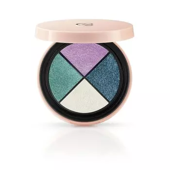Палитра теней для век Flawless Palette 01 Milano Vibes с 4 цветами металлик и перламутровый блеск, высокая пигментация и стойкий профессиональный макияж глаз 4,5 г Collistar