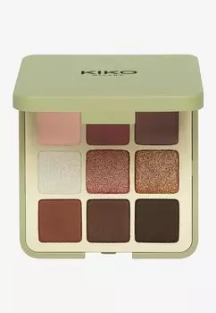 Палитра теней для век GREEN ME EYESHADOW PALETTE KIKO Milano, цвет 101 cool spice
