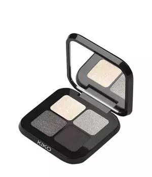 Палитра теней для век KIKO Milano Bright Quartet Eyeshadow Palette, 04 Smokey Eyes Profusion, 3.5g