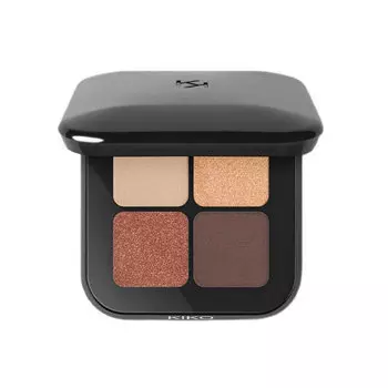 Палитра теней для век KIKO Milano Bright Quartet, оттенок 03 Burgundy Variations, 3,5 г
