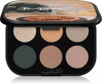 Палитра теней для век MAC Cosmetics Connect In Colour Eye Shadow Palette 6 shades, Bronze Influence 6,25 g