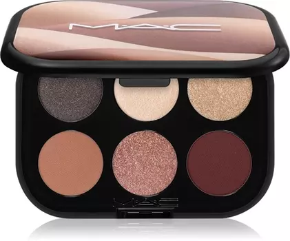 Палитра теней для век MAC Cosmetics Connect In Colour Eye Shadow Palette 6 shades, Nude Board 6,25 g