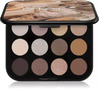 Палитра теней для век MAC Cosmetics Connect In Colour Eye Shadow Palette 12 shades, Unfiltered Nudes 12,2 g