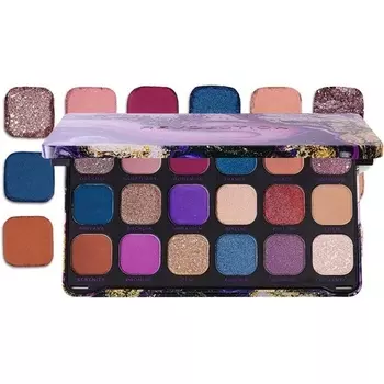 Палитра теней для век Makeup Revolution Forever Flawless Eutopia 18 оттенков 19.8G, Revolution Beauty