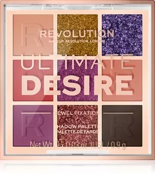 Палитра теней для век Makeup Revolution Ultimate Desire, Jewel Fixation 8,1 g