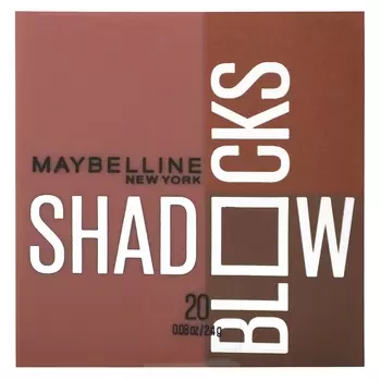 Палитра теней для век Maybelline 20 West 4th & Perry St карманного размера, 2,4 г